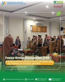 FOCUS GROUP DISCUSSION PENYUSUNAN SOLOK SELATAN DALAM ANGKA 2024